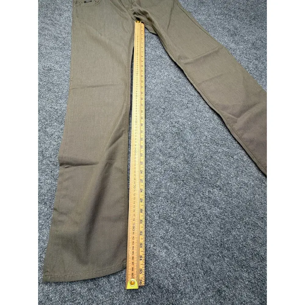 Hugo Boss Mens Jeans 34x36 Brown Regular Fit Straight Leg NWT NEW